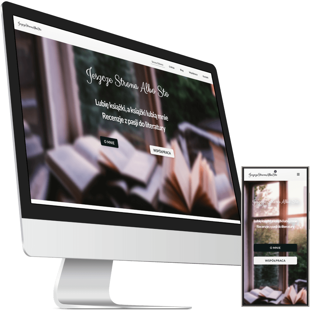 Strona działalności prowadzenia recenzji z blogiem i CMS