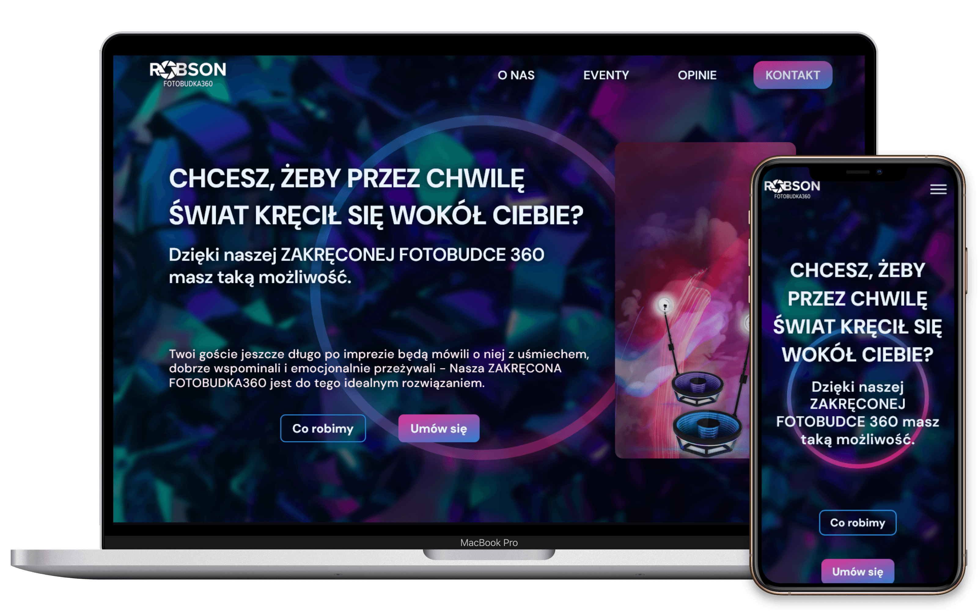 Strona internetowa Robson Fotobudka